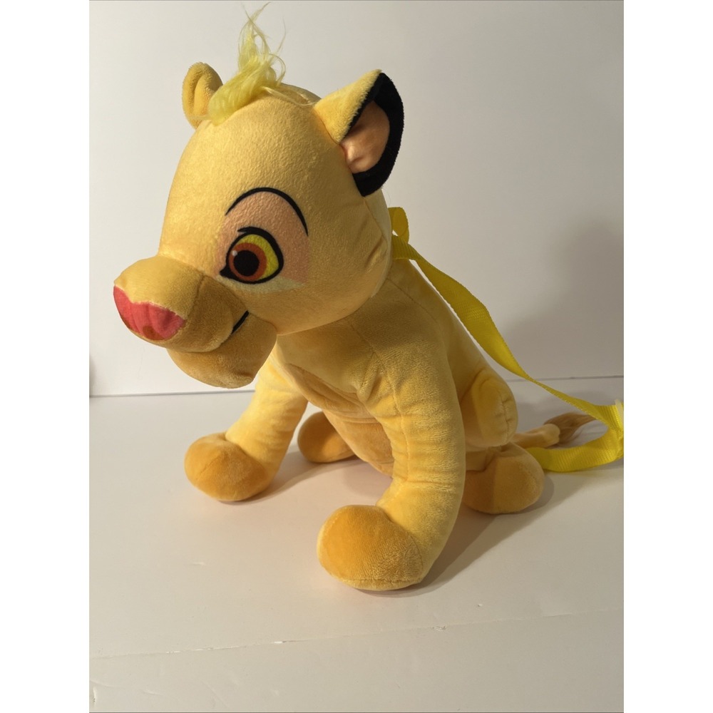 Disney's Lion King Simba 14" Plush Backpack Basically Brand New